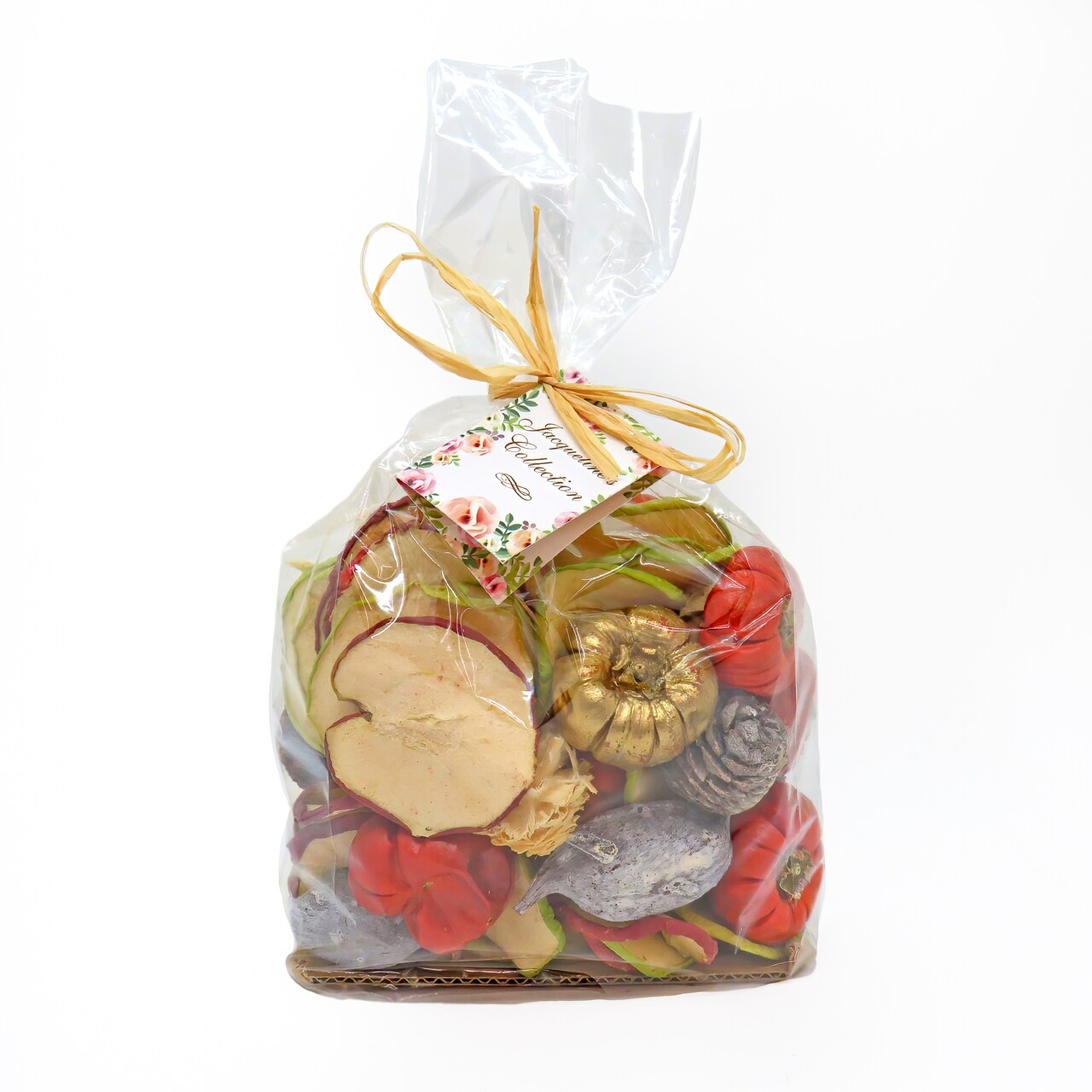 National Tree Company  6&#x22; 250 Gram Mixed Potpourri- Sliced Apples and White Washed Cones